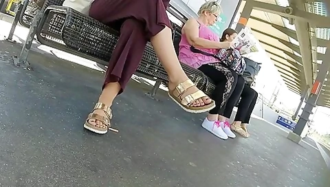 Sexy Feet In The Street
