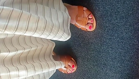 Sexy Feet In The Train