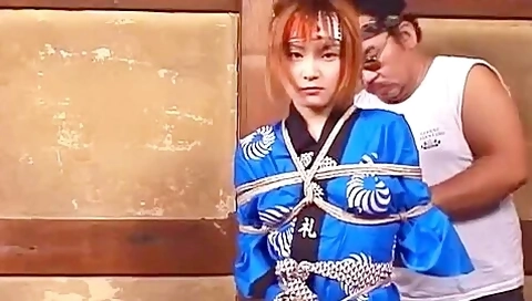 Jap Girl Bound Over Multiple Outfits