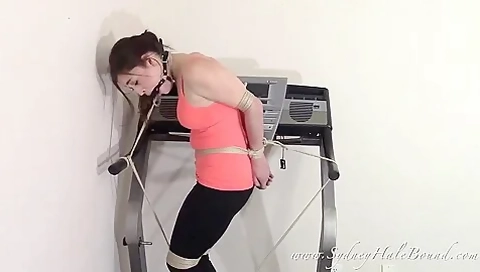 Treadmill Bound And Gagged