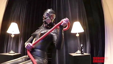 Trying Different Bondage Hoods & Gasmasks