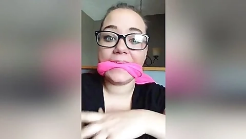 Selfgag Talk With Barely Legal