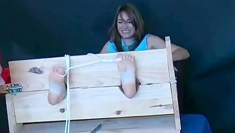 Sexy Girl Tickled