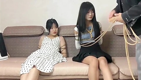Step sisters Tied Gagged Drooling