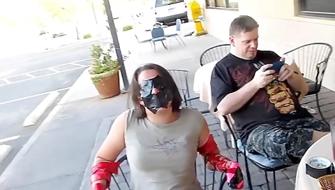 Taped To A Chair, Gagged & Blindfolded ( 1 Of 2)