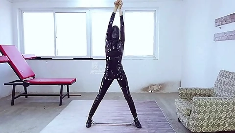 Chinese Spygirl Hooded, Tied Up & Interrogated