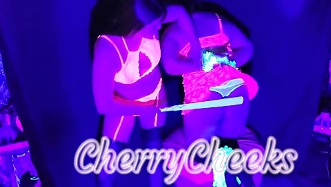 Newyears Blacklight Spanking