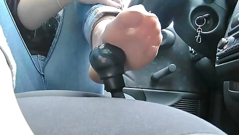 Gearshift Footjob - A Rare Fetish Video