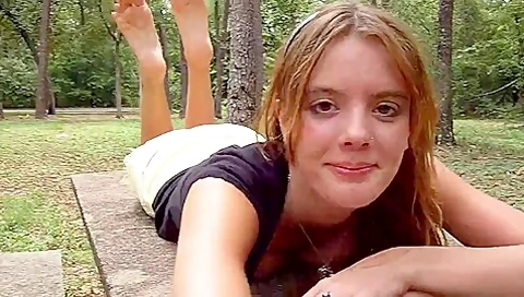 teen 18+ Toes Stretching And Squeezing