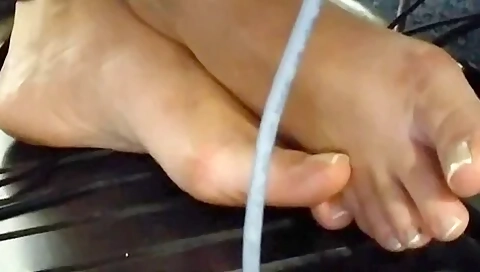 Dirty And Caloused Amateur Feet