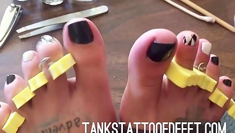 Foot Fetish Tanks Pedicure Foot Play