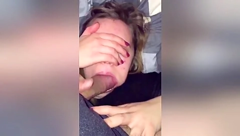 Girl In Sexy Tight Jeans Giving A Great Shoejob To A White Long Penis