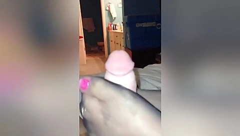 Footjob In Black Stockings Homemade