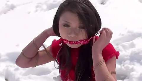 Bondage In The Snow - Asian
