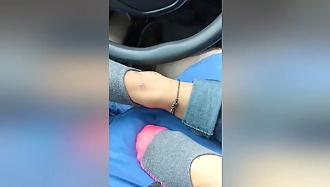 Insatiable Brunette Lost A Bet And Gave Me A Perfect Sockjob In The Car