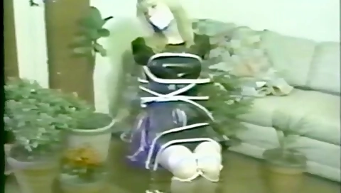 Kiri Maid Full Gagged And Tied