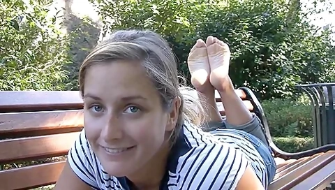 Keds Pulled Off Dirty Feet Outdoors