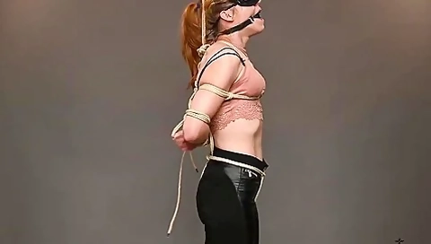 Girl Ball Gagged Tries To Escape