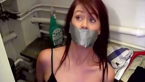 Two Girls In Tape Bondage