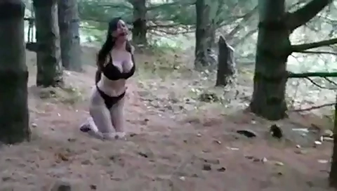 Outdoor Bondage - Christina