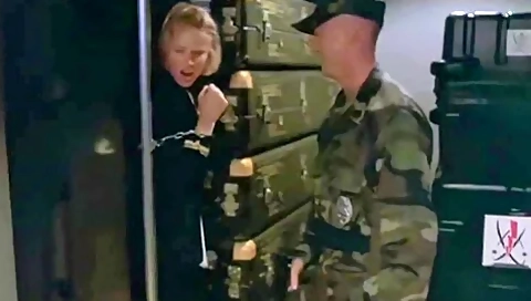 Navy Officer Taken And Handcuffed