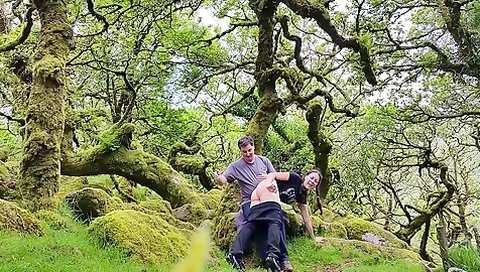 Sarah Gregory In Spanking In The Woods