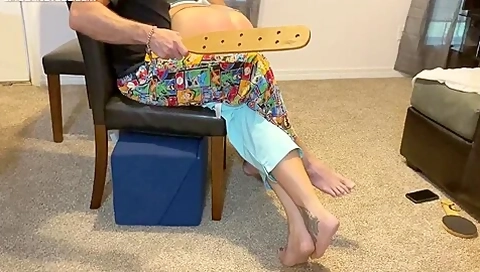 Paddling Each Other Otk One After The Other, Same Day Switching, I Spank Her, She Spanks Me Harder!