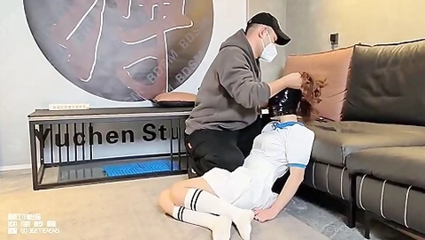 Chinese Cutie Bondage And Train