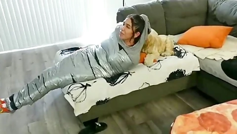 Vanessa Tries 100 Layers In Duct Tape