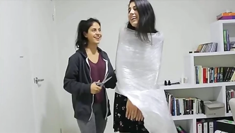 Mummified In Saran Wrap