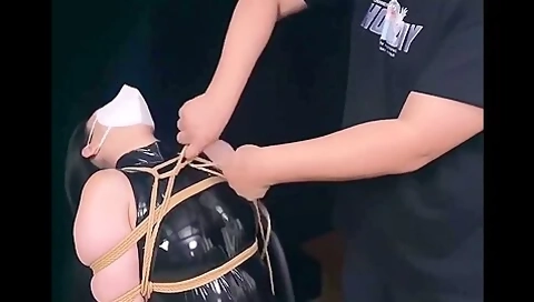 Japanese Girl Chairtied
