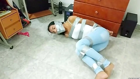 Babysitter Taped Up