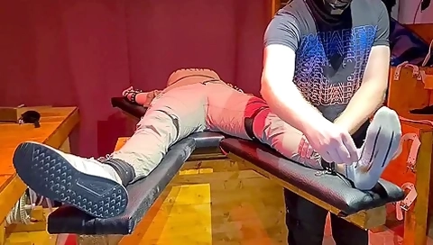 Tickle Torture On The Cross