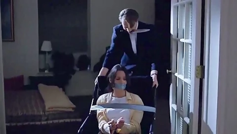 Beautiful Actress Tape Gagged