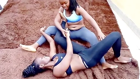 Angela Joy In Angela Vs. Joy - Submission Wrestling 3