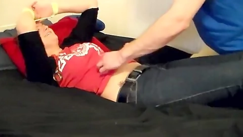 Amateur Girl Gets Her Feet Tied And Tickled