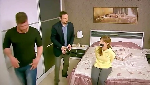 Turkish Woman Tape Gagged