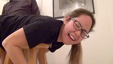 Skylar Spanked With Her Own Belt