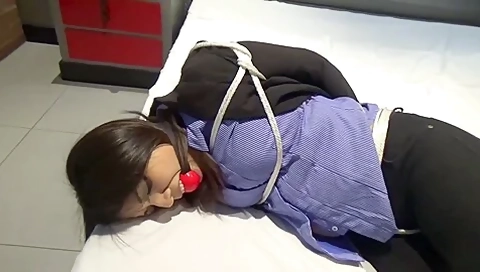 Ballgagged Drooling