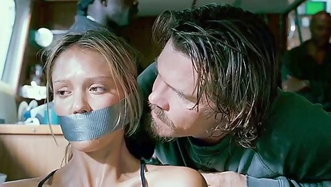 Jessica Alba - Tape Gagged Hd