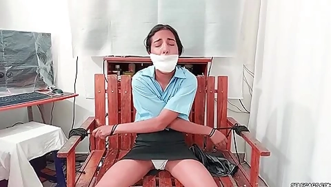 Nabbed Teenage Bound And Gagged By Evil Bdsm