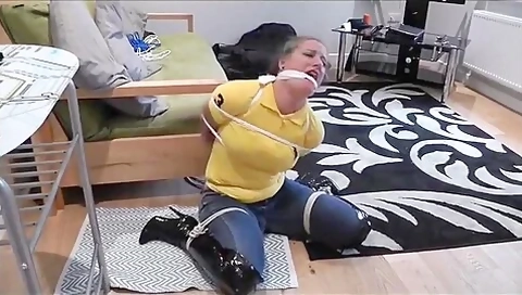 Gagged On The Floor