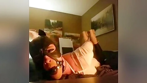 Sissy Stuck In Selfbondage