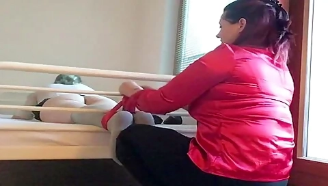 Alexia Gets A Domestic Spanking & Bastinado