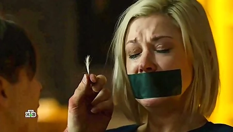 Maria Pirogova Tape Gagged