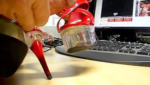 Red Platforms To Cum