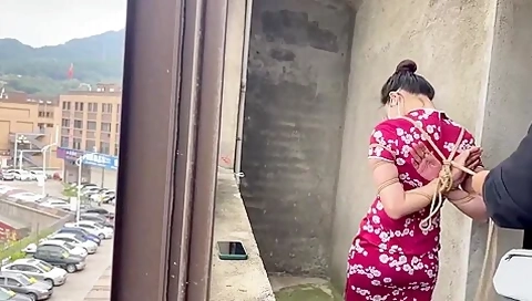 Chinese Cheongsam Girl Bondage