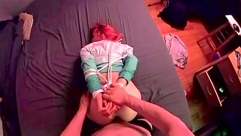 Amateur Couple Have Rope Sex