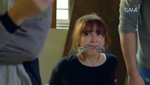 Filipina Cleave Gagged