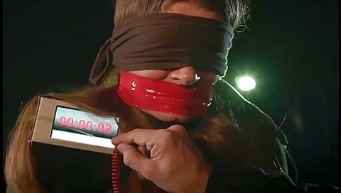 German Girl Tape Gagged And Blindfolded